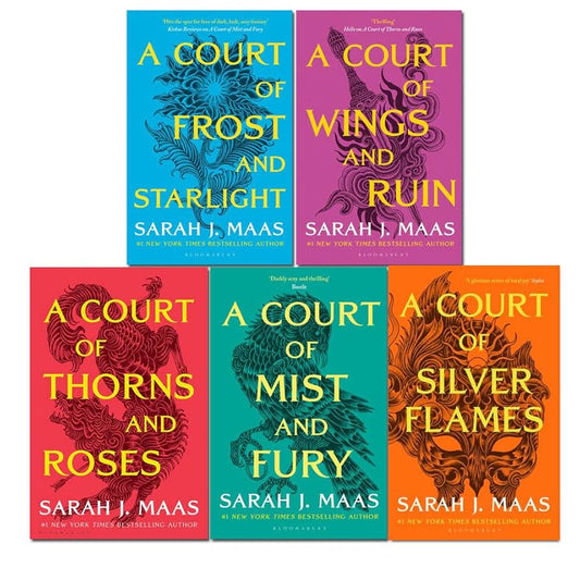 A Court of Thorns and Roses Series 5 Books Collection Set by Sarah J. Maas